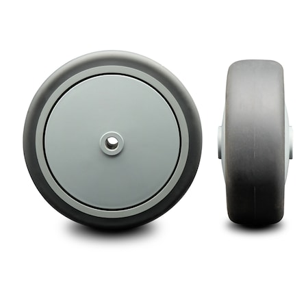 SCC  6 Thermoplastic Rubber Wheel Only  38 Bore  300 lbs Capacity